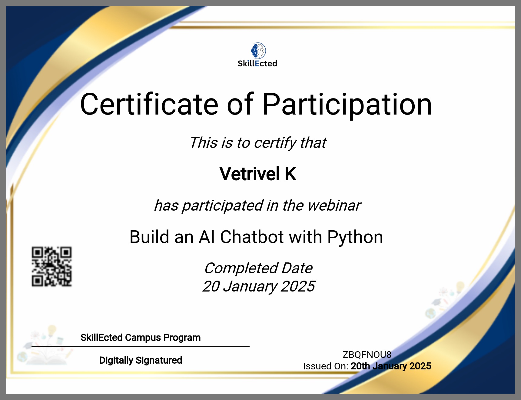 AI Chatbot Certificate